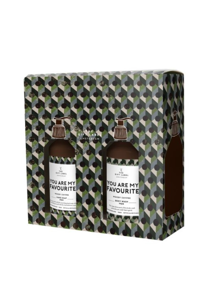 Σετ με αφρόλουτρο & σαπούνι για εκείνον, You are my favourite - The Gift Label