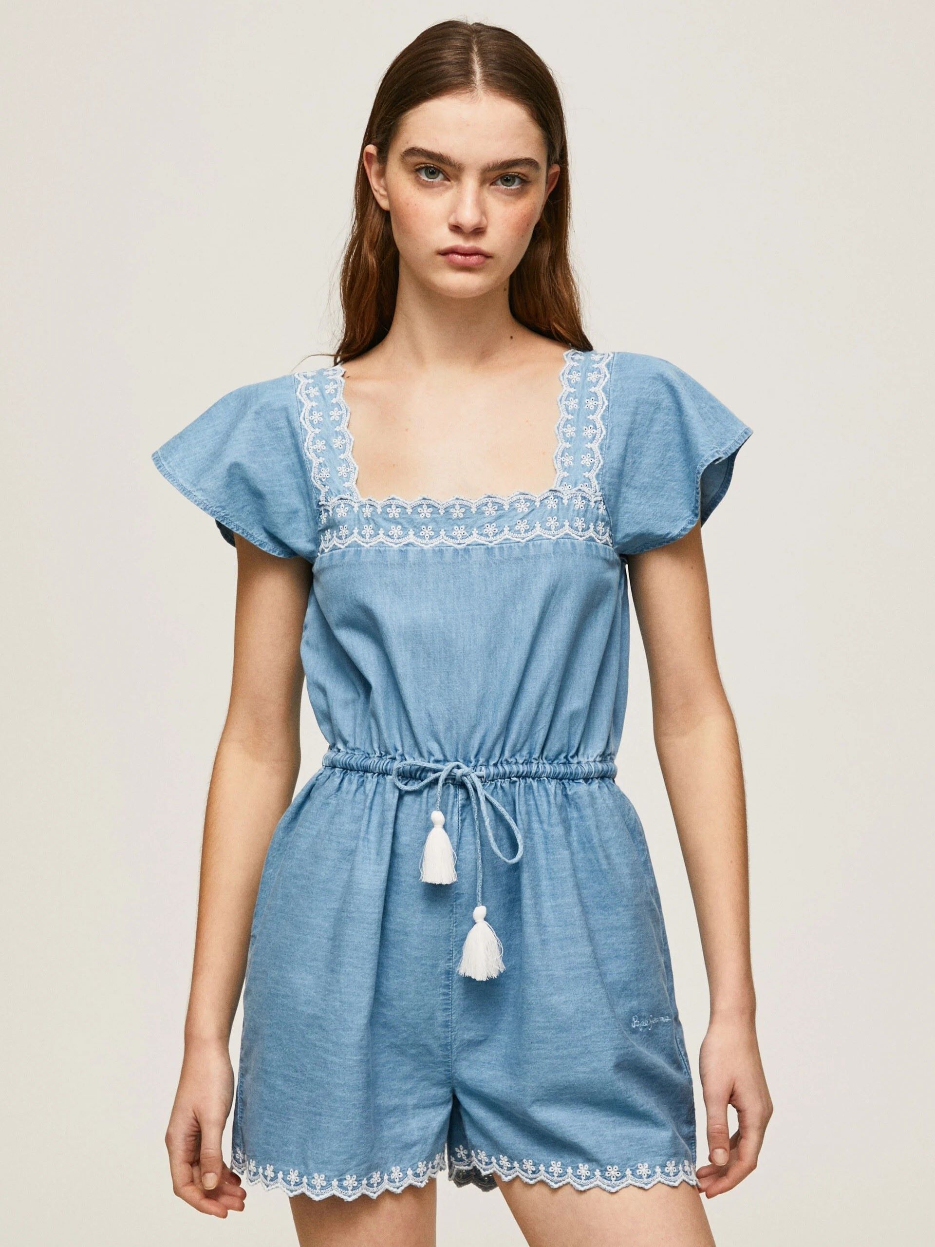 Ολόσωμη φόρμα τζιν Angela Pepe jeans
