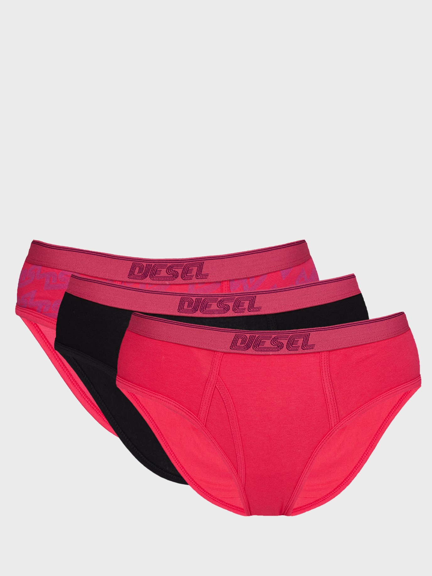 Slips Damen 3pack set UFPN OXYS Black-Fuchsia Diesel