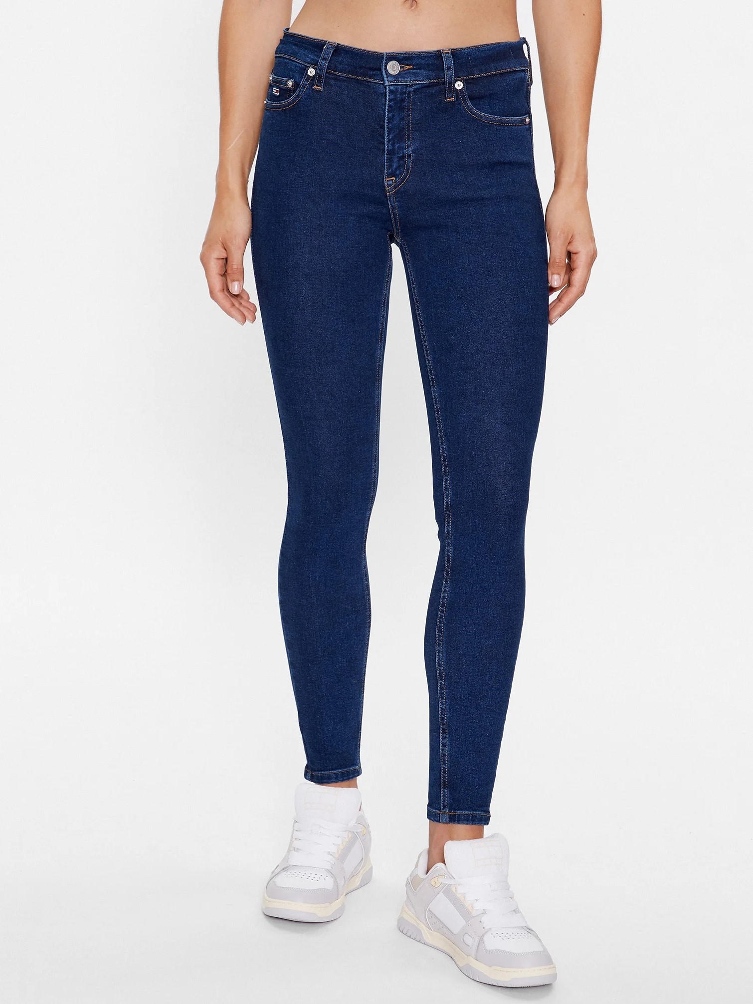 Παντελόνι Τζιν Nora Mid Rise Skinny CG4258 Denim Dark Tommy Jeans