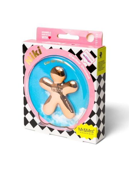 Car Freshener Niki Pink Gold Cedar Wood - Mr&Mrs Fragrance