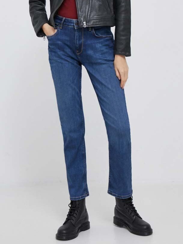 Παντελόνι τζιν Straight Mary Denim Pepe Jeans