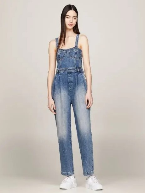 Ολόσωμη φόρμα Bustier AH7134 Denim Medium Tommy Jeans