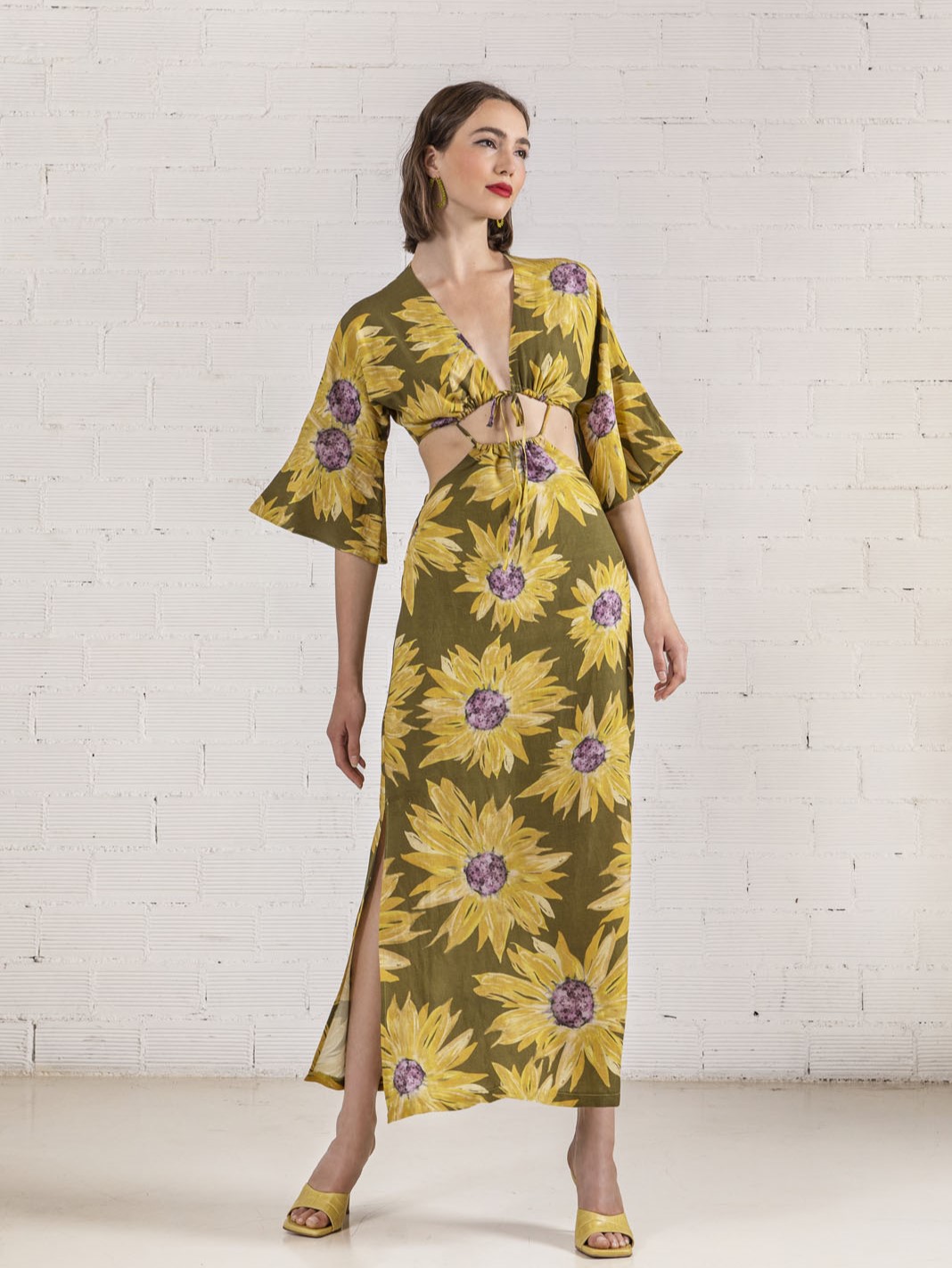Φόρεμα Maxi All over Floral Moutaki 