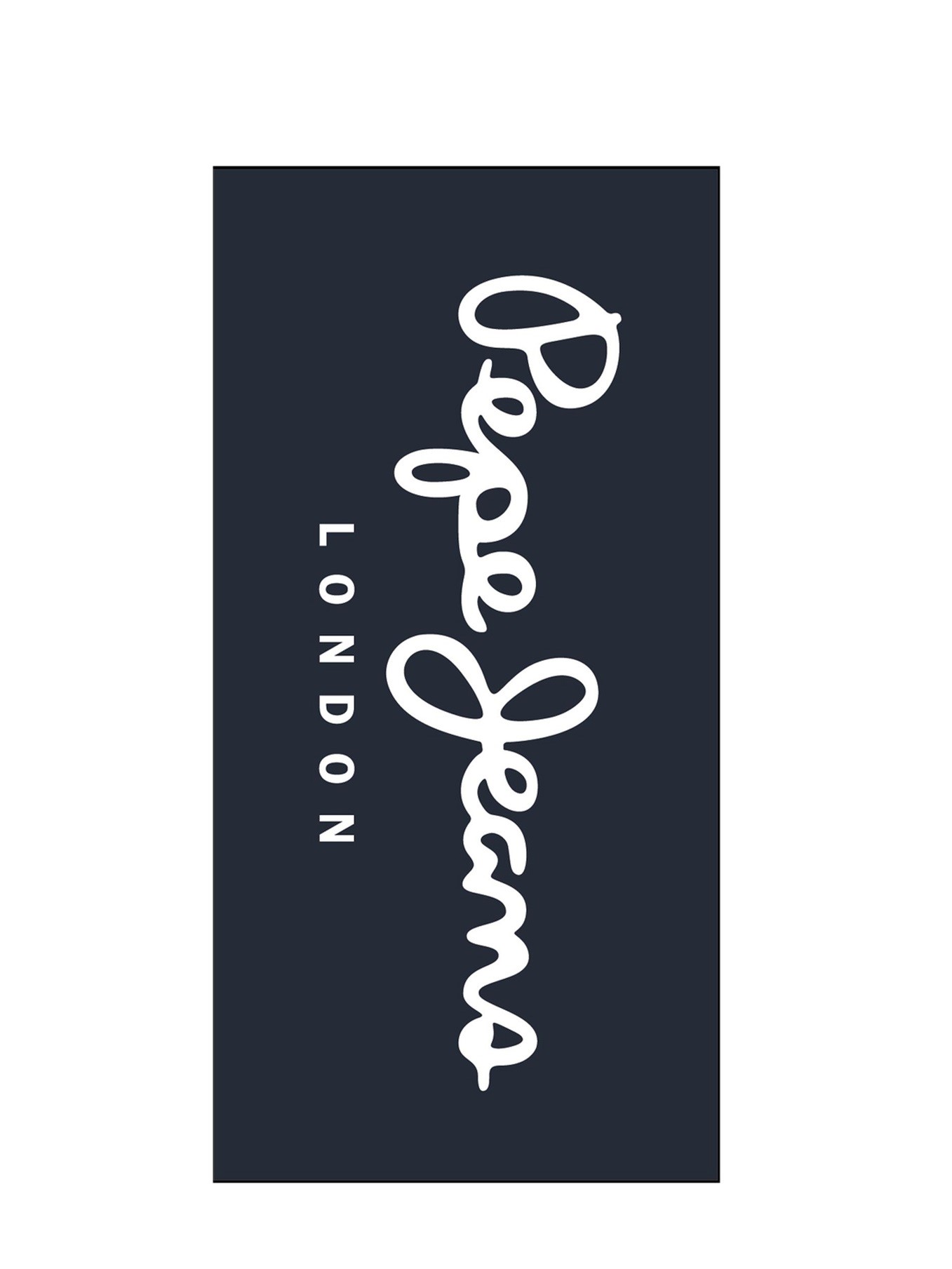 Πετσέτα παραλίας Logo print Navy Pepe Jeans
