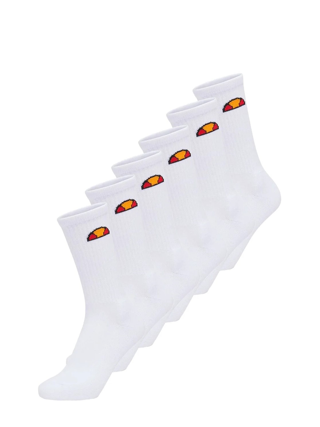 Κάλτσες ψηλές unisex σετ 6pack Tamuna White Ellesse 