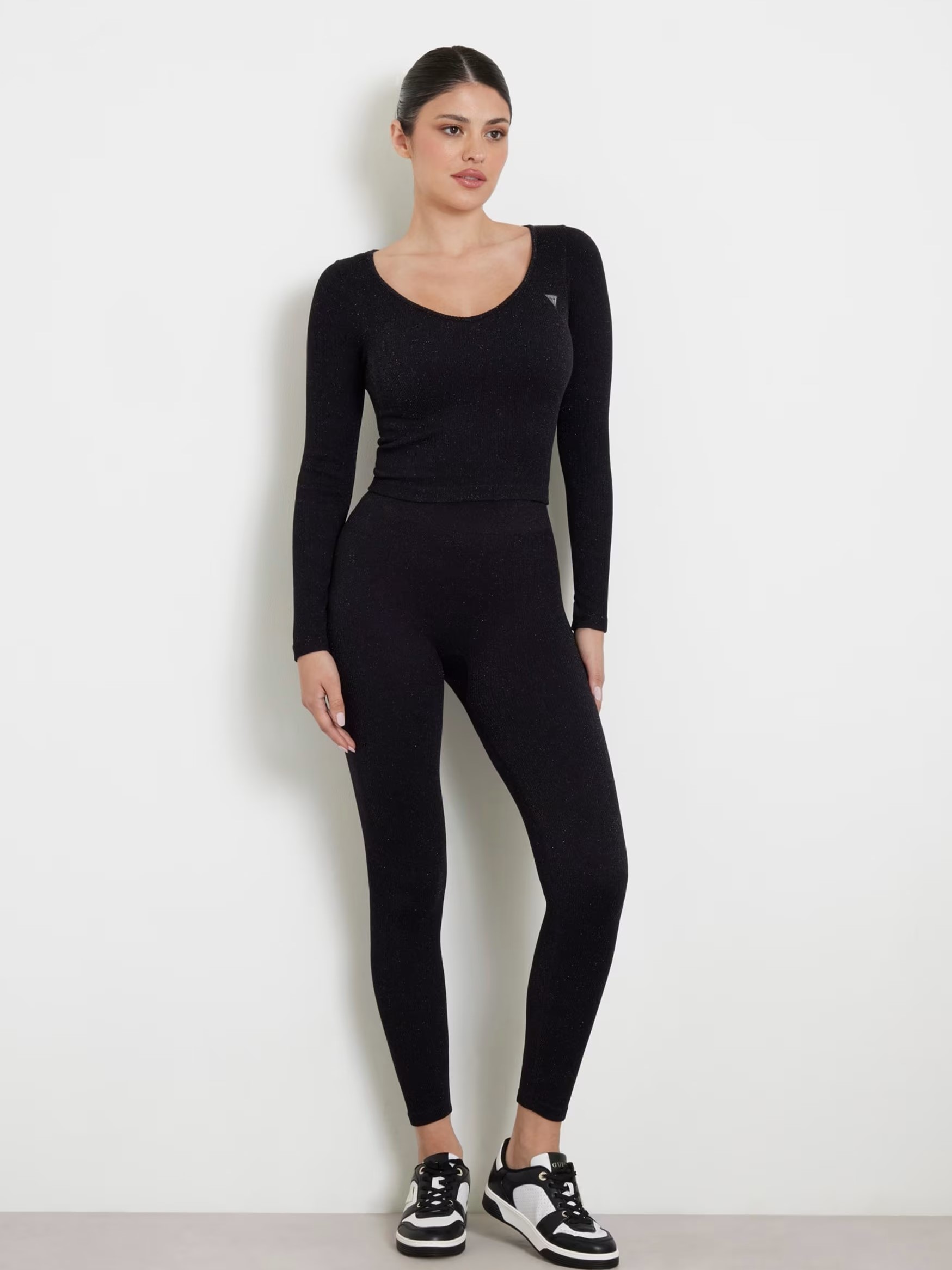 Seamless tights Lurex Black Guess