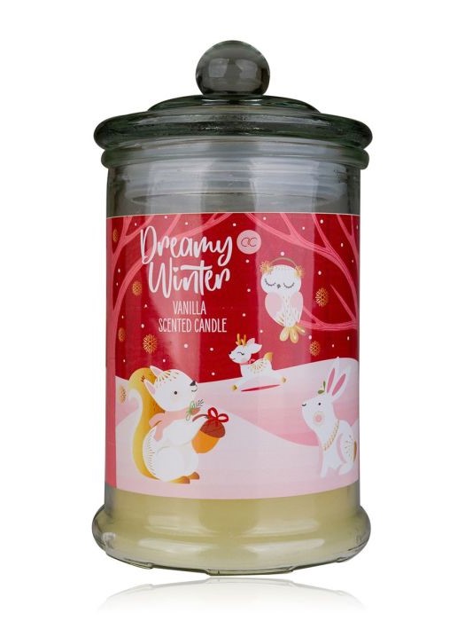 Vanilla scented candle