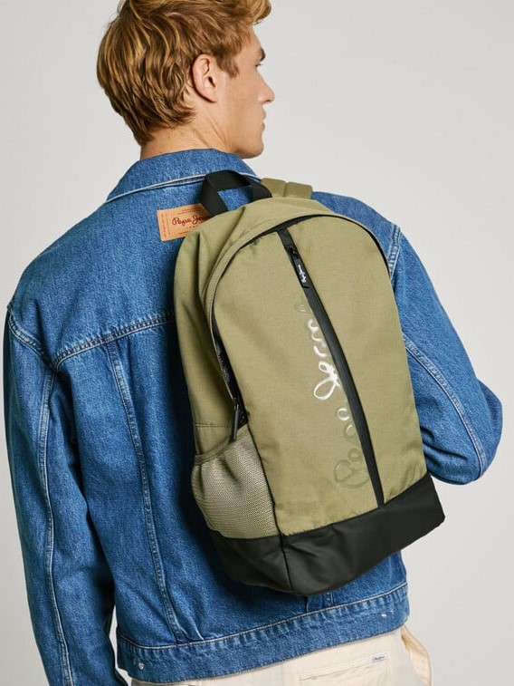 Backpack Multi Pocket Hank Legend Seagrass Green Pepe Jeans