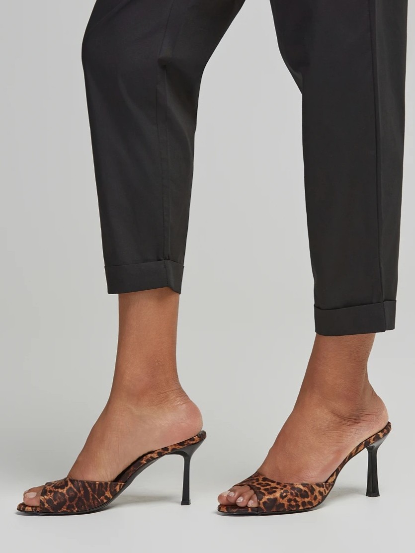 Mules Animal Print Lynne