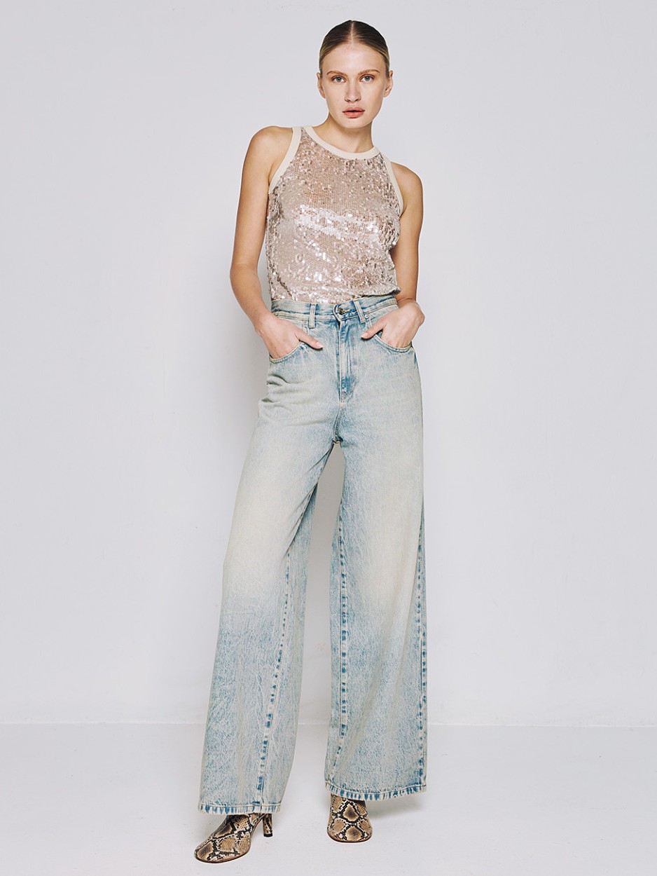 Παντελόνι Denim με ξεβαμμένη όψη Dirty Access