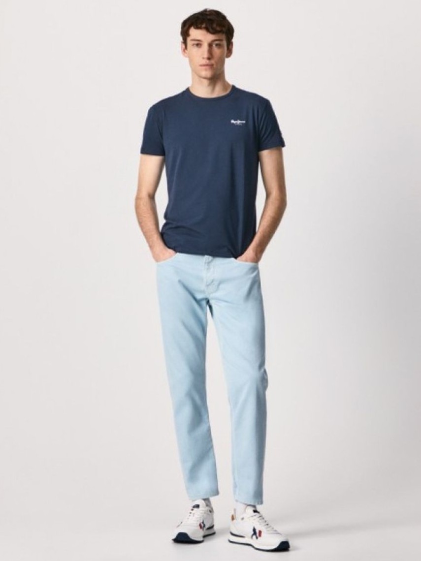 T-shirt original basic blue Pepe jeans