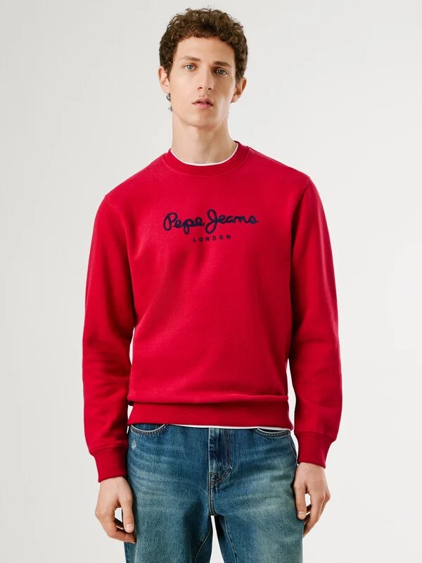 Φούτερ Macbeth plain crew Red Pepe jeans	