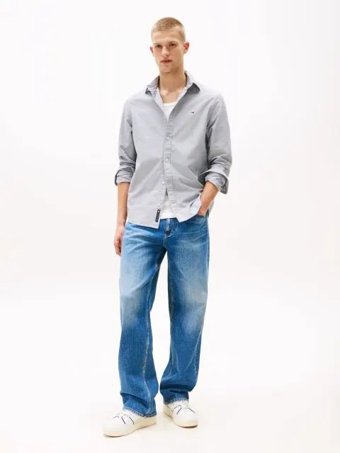 Shirt TJM REG OXFORD grey Tommy jeans