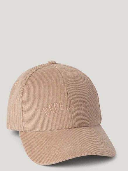 Cap in corduroy fabric Fancy Pink Pepe jeans