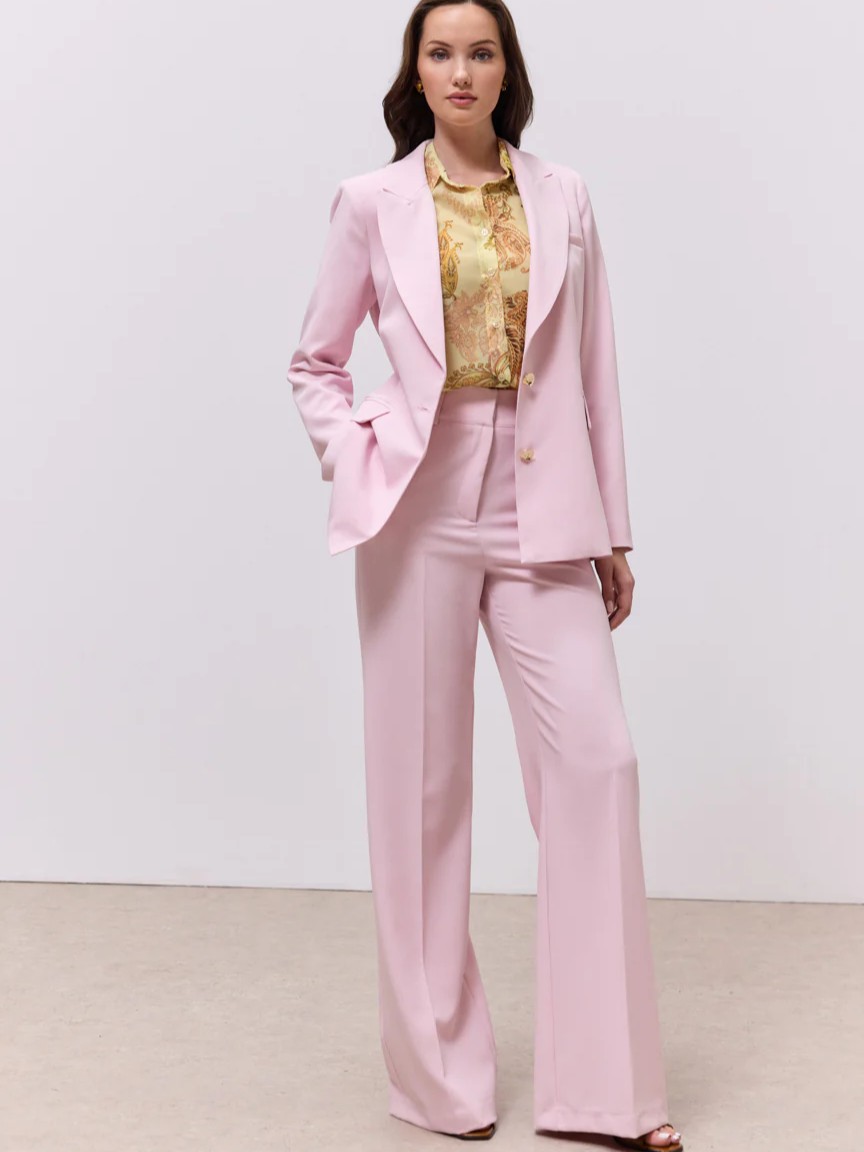Pants high waisted Joanne Pink Enzzo