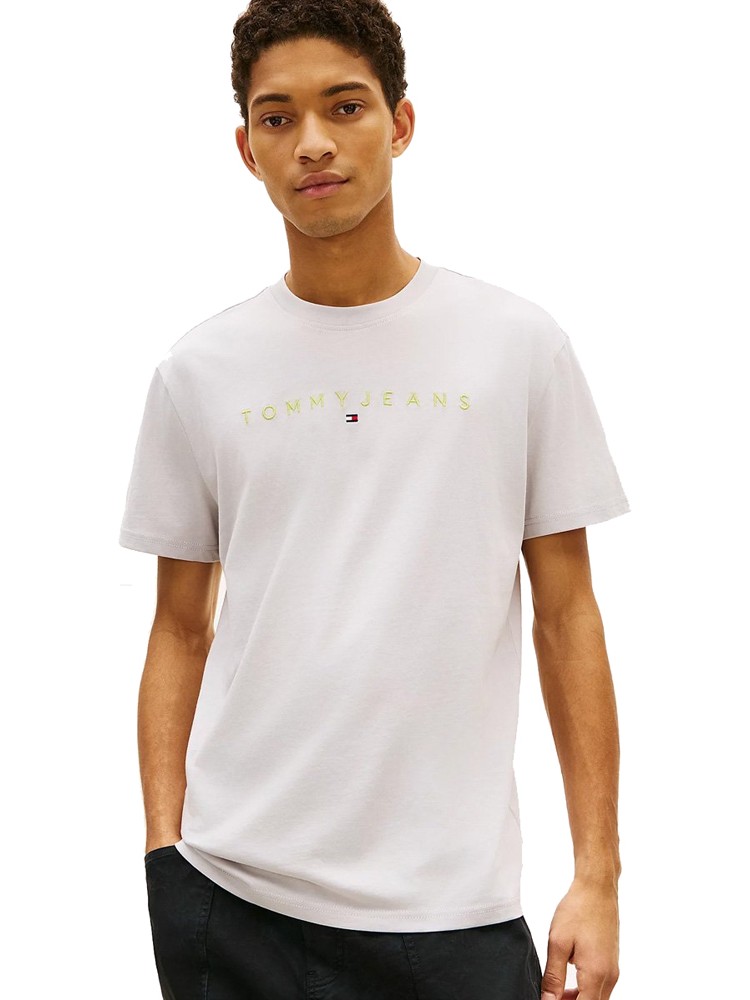 T-shirt TJM Reg Linear Logo Stone Tommy Jeans
