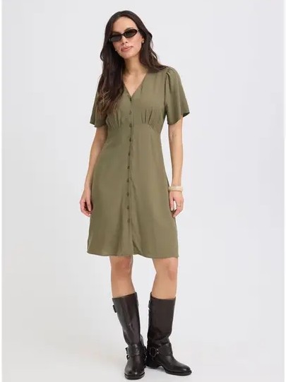 Dress short sleeved Bymmjoella Olive B.young