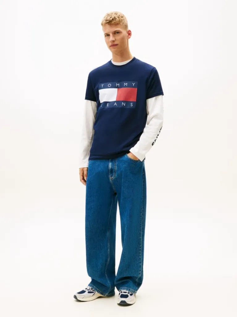 T-shirt TJM Big flag Blue Tommy jeans