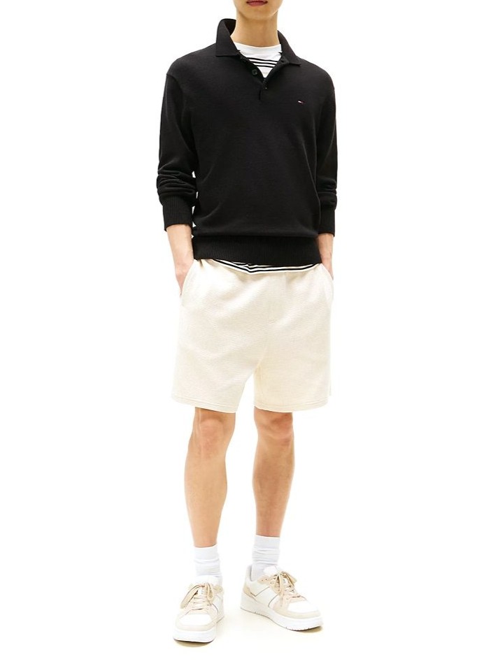 Polo sweater TJM Black Tommy jeans