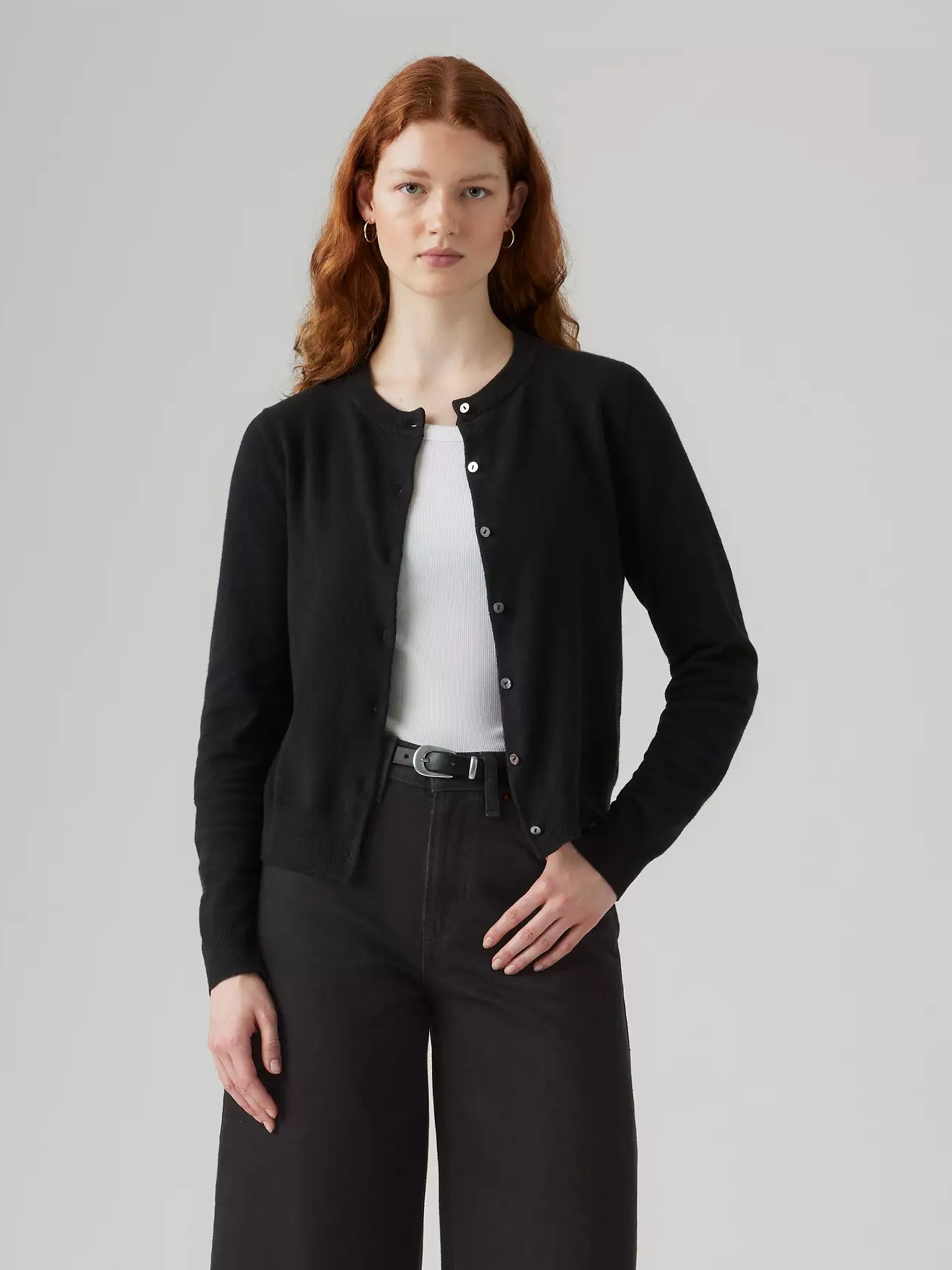 Cardigan supersoft crewneck Black Levi's
