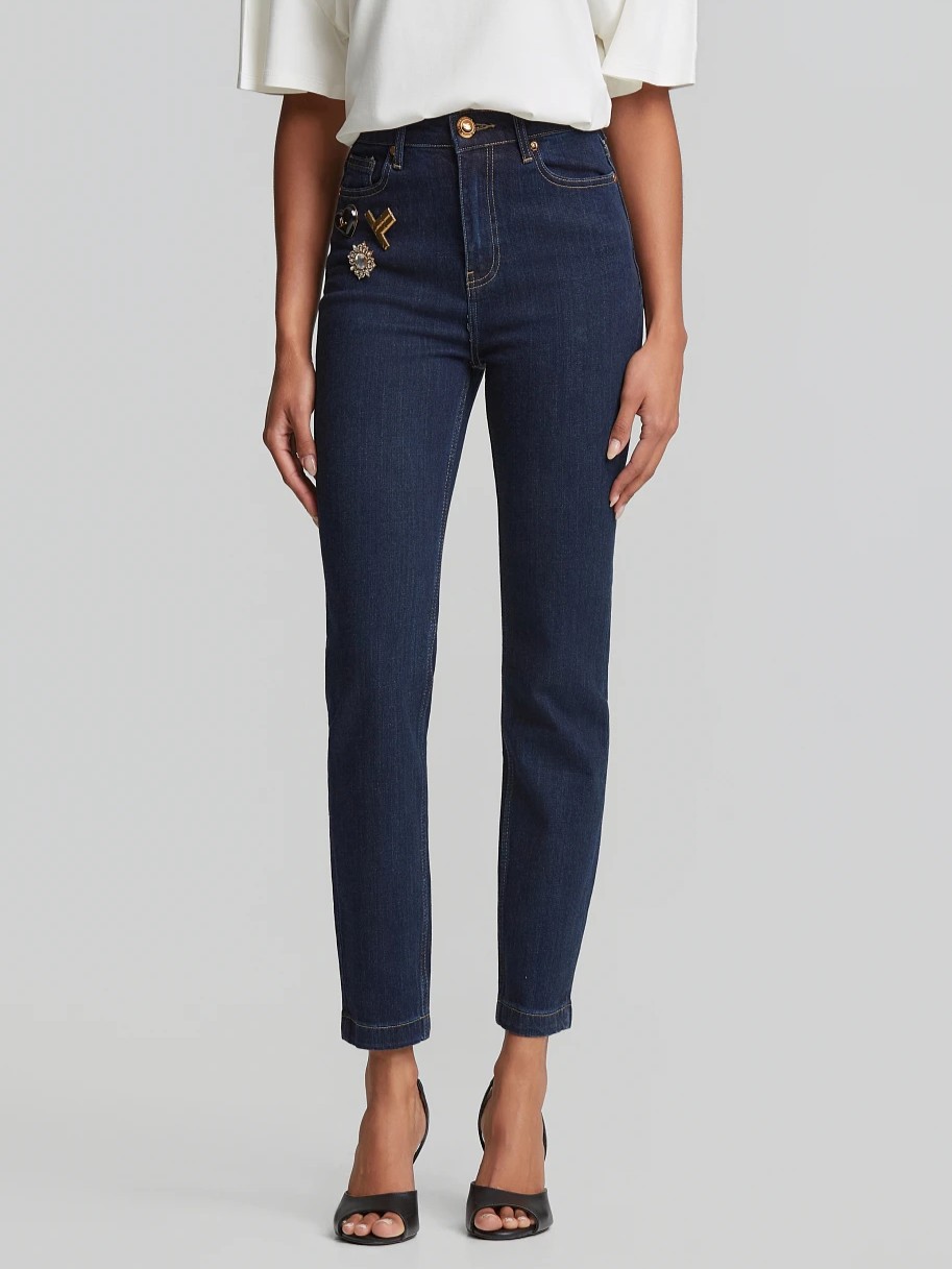 Skinny high-waisted jeans Blue Lynne