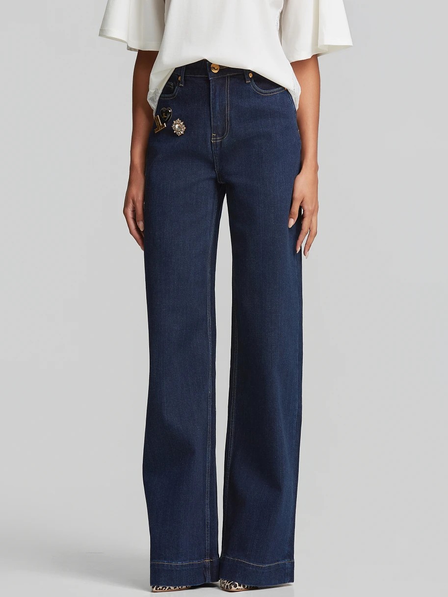 High-waisted jeans Blue Lynne