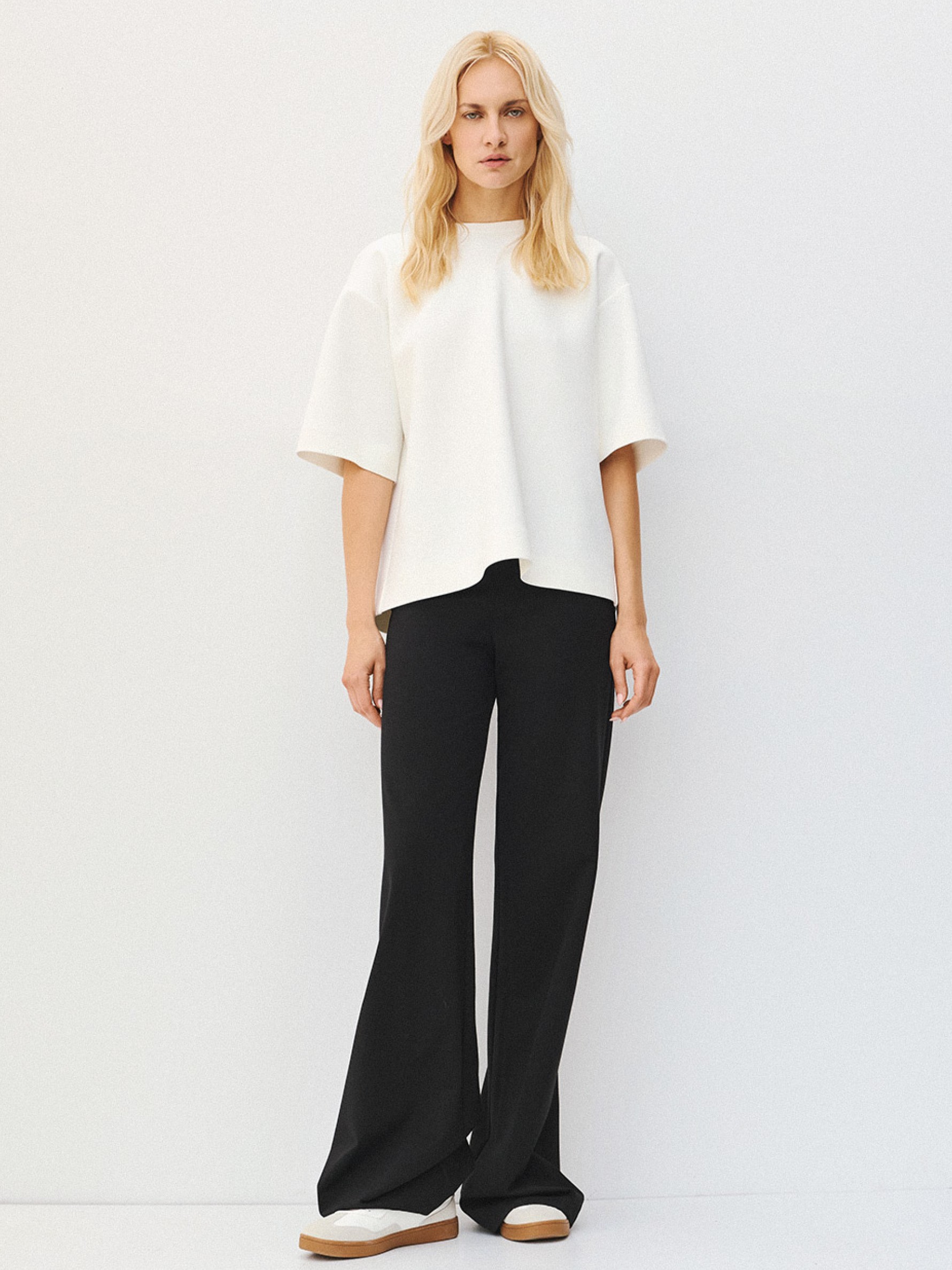Elasticated trousers Black Access