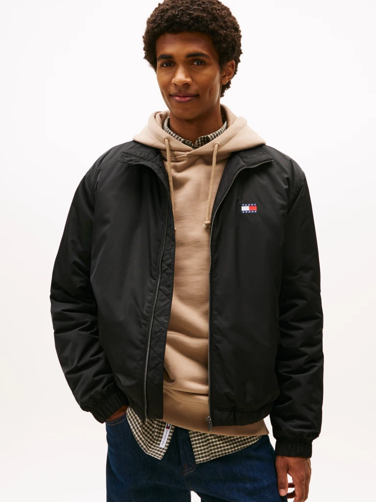TJM Essential padded jacket Black Tommy jeans