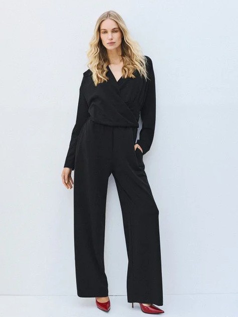 Elasticated trousers Black Access