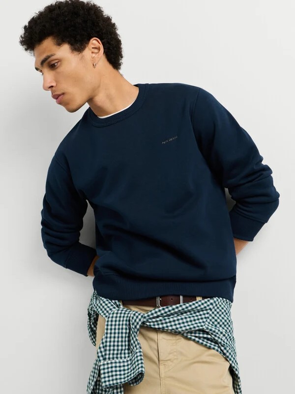Sweatshirt Jefferson crew neck Blue Pepe jeans