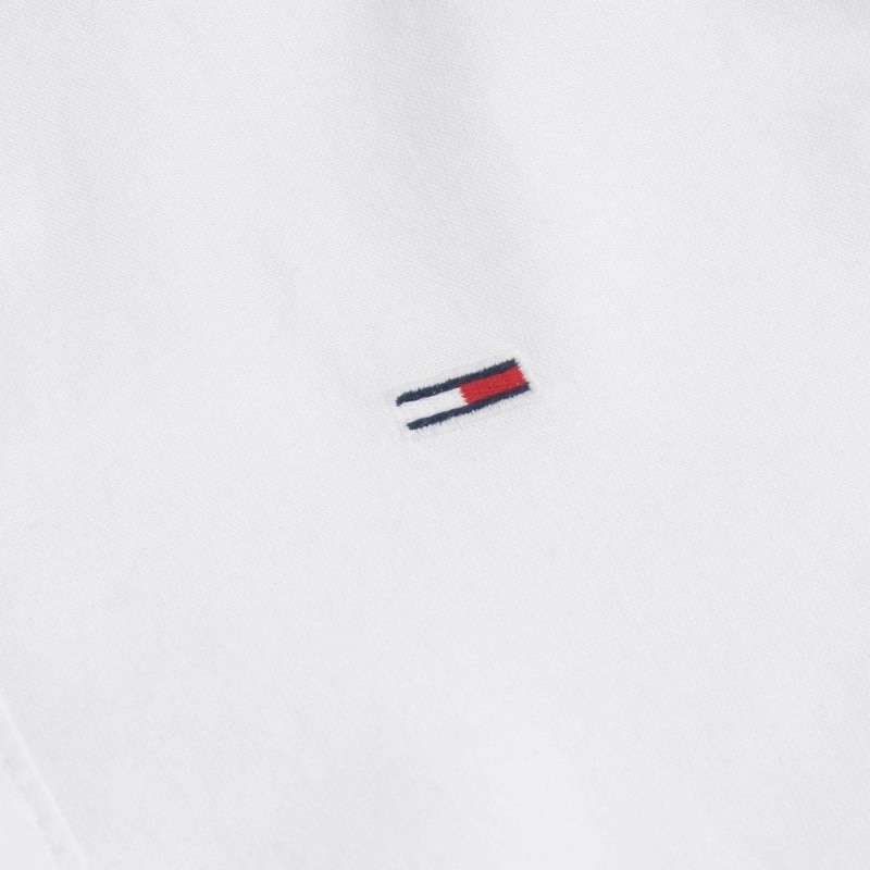 Πουκάμισο Slim Stretch Oxford White Tommy Jeans