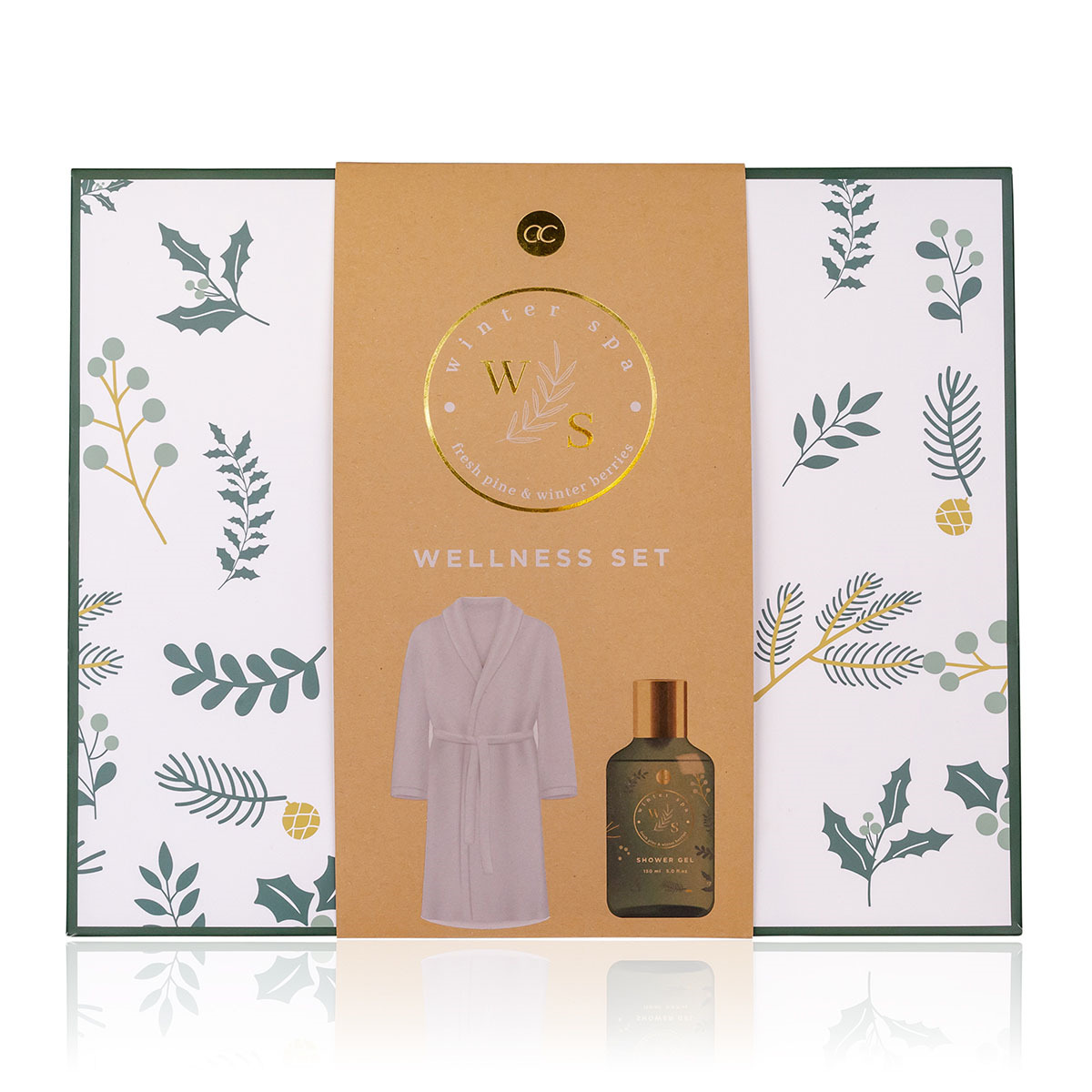 Wellness Σετ μπάνιου σε με one-sized μπουρνούζι & αφρόλουτρο, Winter Spa - Accentra