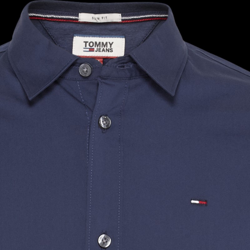 Πουκάμισο TJM Original Stretch Black Iris Tommy Jeans