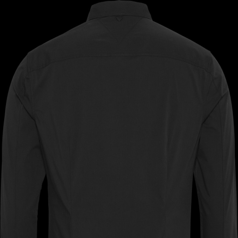 Πουκάμισο TJM Original Stretch Black Tommy Jeans