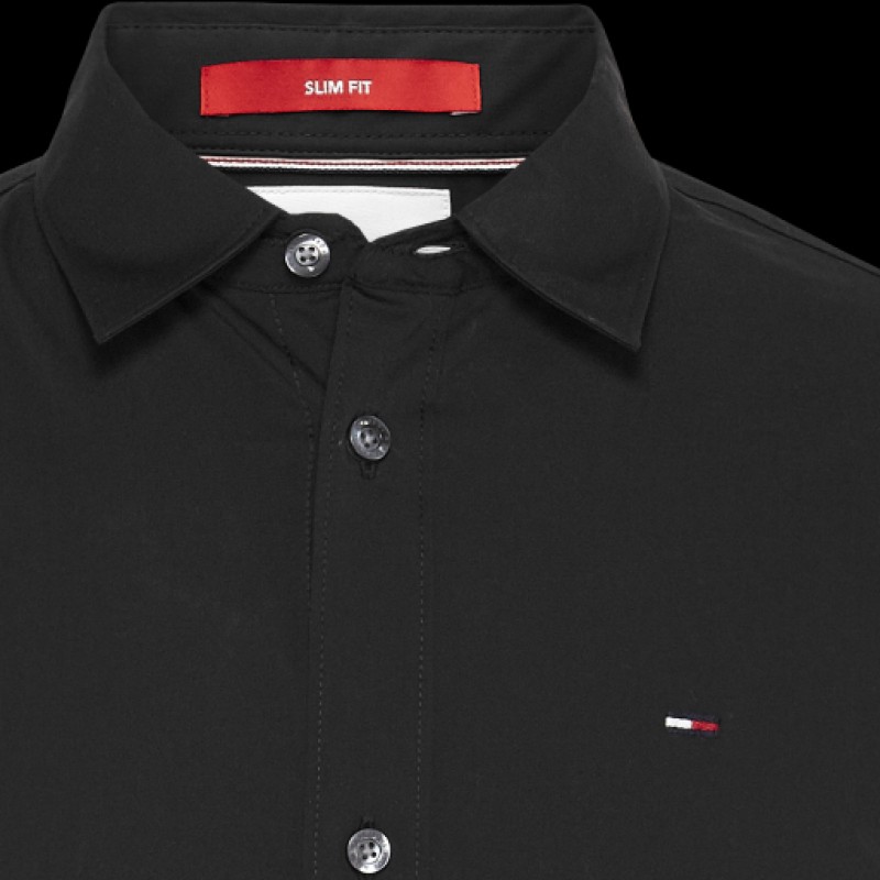 Πουκάμισο TJM Original Stretch Black Tommy Jeans