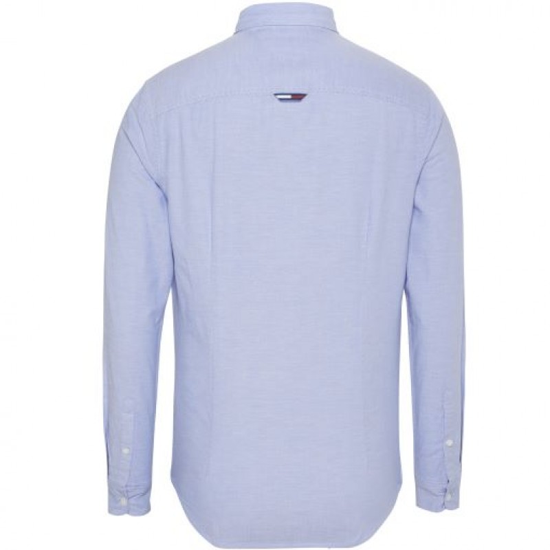 Shirt Slim Stretch Oxford Perfume Blue Tommy Jeans