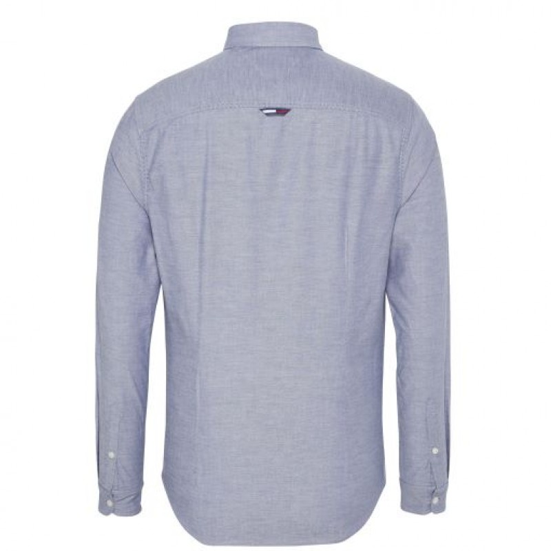 Πουκάμισο Slim Stretch Oxford Twilight Navy Tommy Jeans