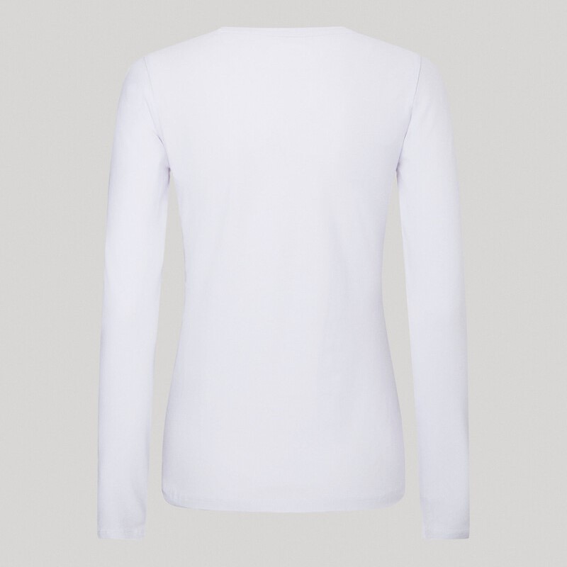 Μπλούζα με μακρύ μανίκι New Virginia White Pepe Jeans