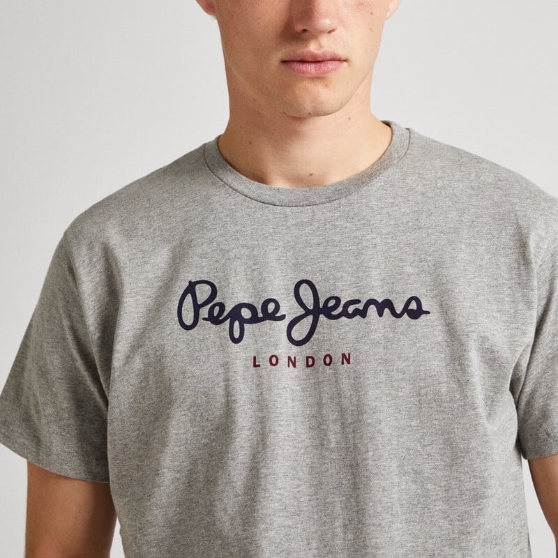 T-shirt Eggo Grey Marl Pepe jeans
