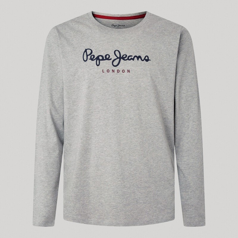 Blouse with long sleeve Eggo Long Grey Marl Pepe Jeans