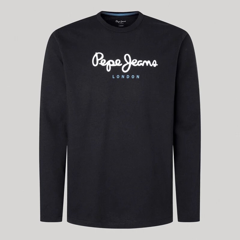 Blouse with long sleeve Eggo Long Black Pepe Jeans