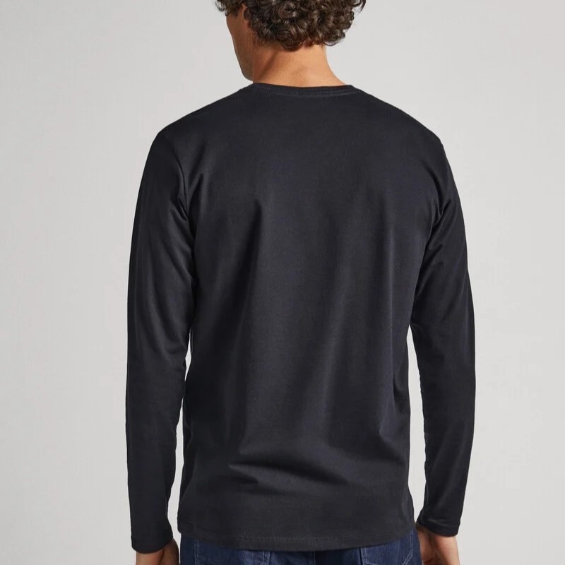 Blouse with long sleeve Eggo Long Black Pepe Jeans