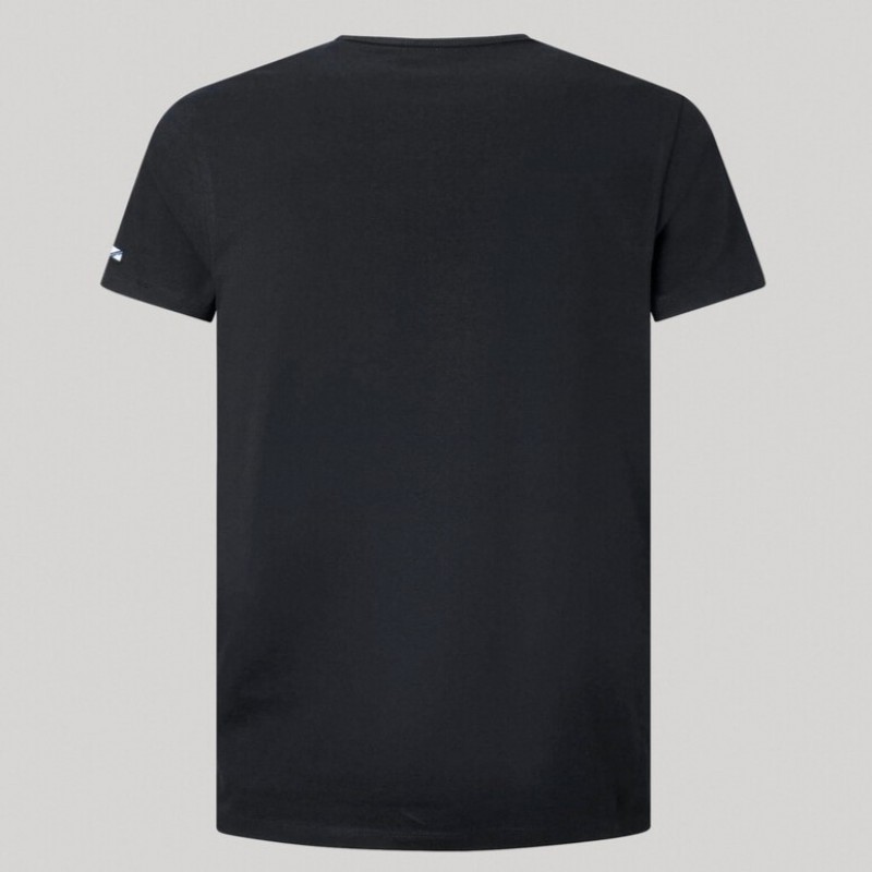 T-shirt original basic Black Pepe jeans