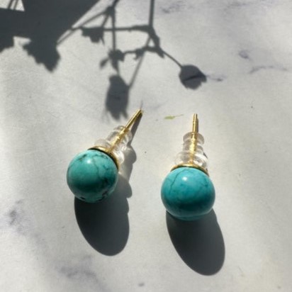 Stud earrings Pin Ball Elephantina