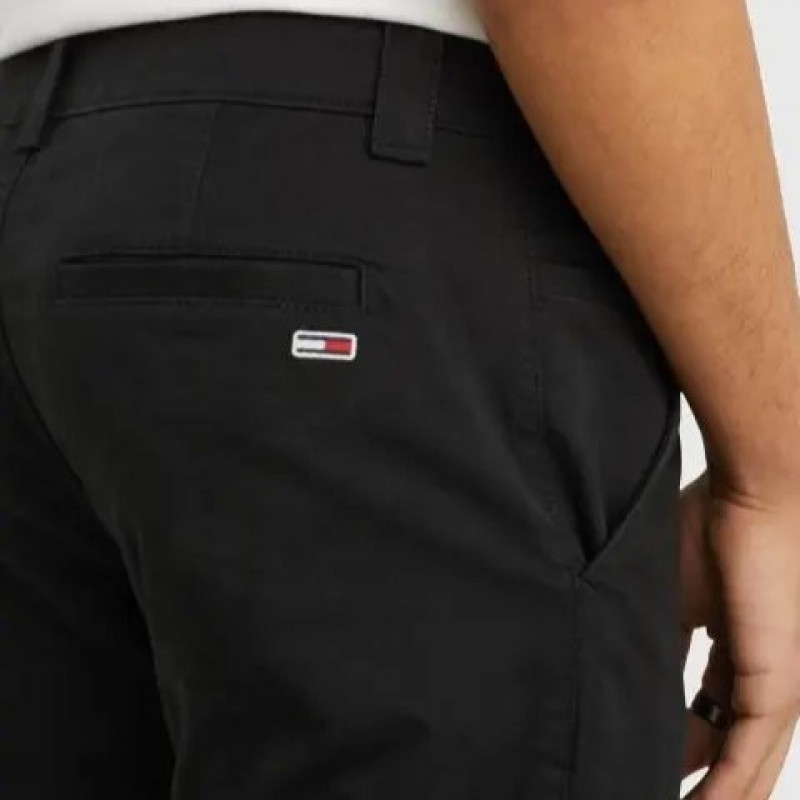 TJM Scanton Slim Chino Black pant Tommy Jeans