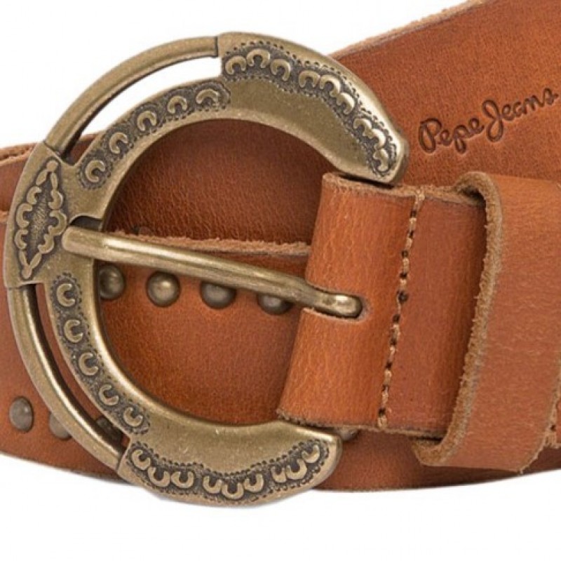 Women's belt Flora Tan Pepe Jeans