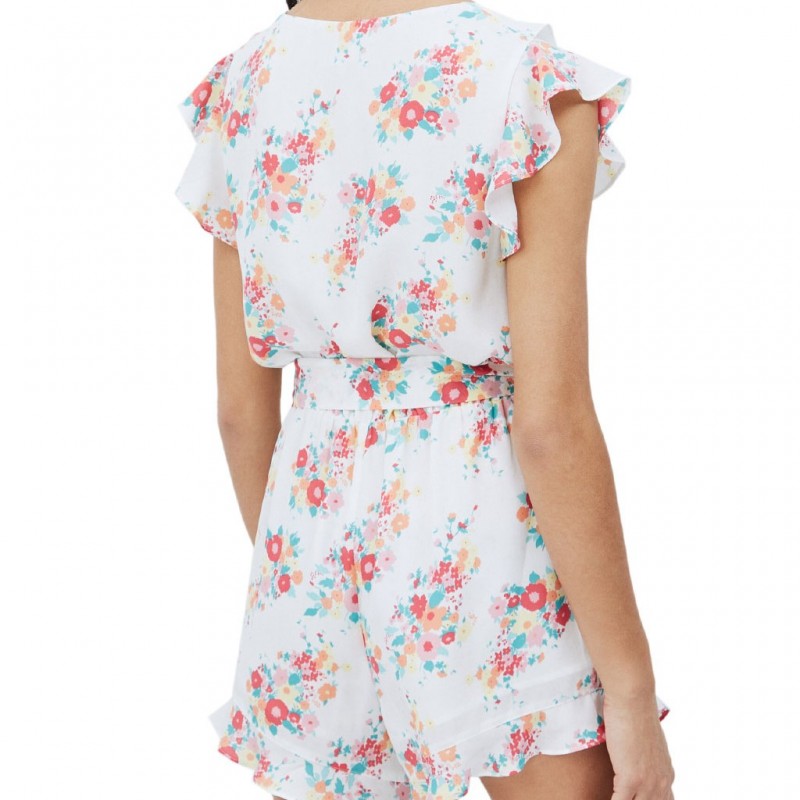 Sleeveless Playsuit Felicia Floral Pepe Jeans