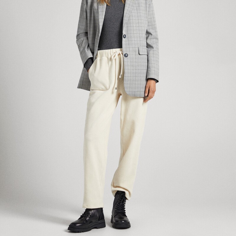 Παντελόνι κοτλέ Kika Dark Ivory Pepe Jeans