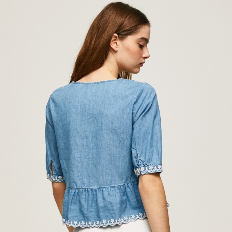 Μπλούζα με 3/4 μανίκι Berta Pepe jeans